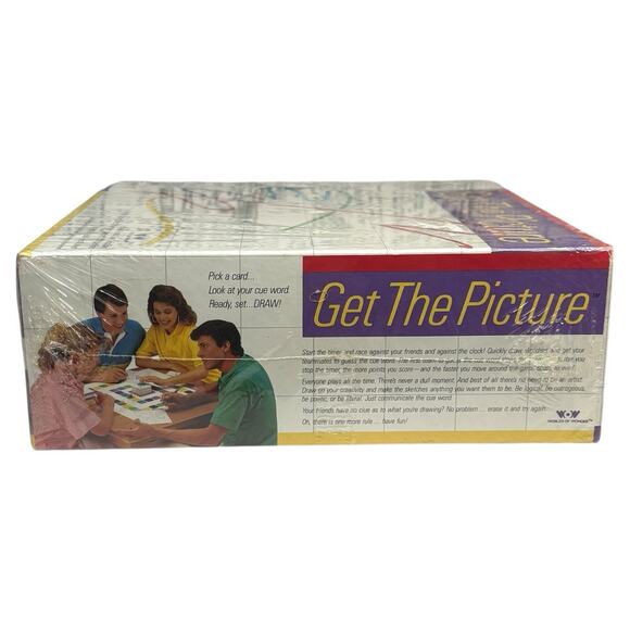 SEALED VTG 1987 "Get The Picture" Drawing Board Game Worlds of Wonder BRAND NEW - Picture 13 of 16